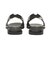 JE-33A　RHINESTONE SANDALS　BLACK　700834-0001