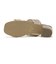 JE-5103A　DOUBLE BELT SANDALS 4.5　GOLD　700832-0003