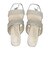 JE-5103A　DOUBLE BELT SANDALS 4.5　SILVER　700832-0002
