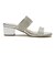 JE-5103A　DOUBLE BELT SANDALS 4.5　SILVER　700832-0002