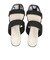 JE-5103A　DOUBLE BELT SANDALS 4.5　BLACK　700832-0001