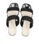 JE-5103A　DOUBLE BELT SANDALS 4.5　BLACK　700832-0001