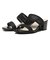 JE-5103A　DOUBLE BELT SANDALS 4.5　BLACK　700832-0001