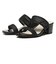 JE-5103A　DOUBLE BELT SANDALS 4.5　BLACK　700832-0001