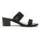 JE-5103A　DOUBLE BELT SANDALS 4.5　BLACK　700832-0001