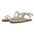 JE-64A　BIJOU STRAP SANDALS　SILVER　700833-0002