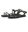 JE-64A　BIJOU STRAP SANDALS　BLACK　700833-0001