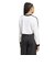 JV9740　W JACQUARD LS TOP　WHITE/BLACK　698625-0001