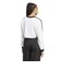JV9740　W JACQUARD LS TOP　WHITE/BLACK　698625-0001