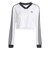 JV9740　W JACQUARD LS TOP　WHITE/BLACK　698625-0001