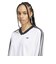 JV9740　W JACQUARD LS TOP　WHITE/BLACK　698625-0001