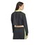 JV9737　W JACQUARD LS TOP　BLK/SGREEN　698624-0001