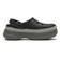 211355-001　CLASSIC STACKED CLOG　BLACK　695416-0001