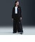 IH8509　W WIDE LEG WVN PANT　010BLK/SAIL　700432-0001