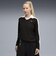 633963　W T7 RELAXED LONG SLEEVE POLO　01BK　699622-0001