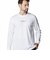 6007833　M HW LOGO GRAPHIC LS T　100WHT　701409-0002