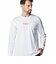 6007833　M HW LOGO GRAPHIC LS T　100WHT　701409-0002