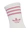 JX5205　W GLT CREW SOCK 2P　PINK/WHIT　698457-0001