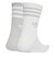 JX5204　W GLT CREW SOCK 2P　SIL/WHT　698456-0001