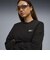 633803　W ROSE OVERSIZED CREW TR　01BK　699615-0001