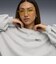 633803　W ROSE OVERSIZED CREW TR　10LIGHT GRAY　699615-0002
