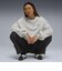633803　W ROSE OVERSIZED CREW TR　10LIGHT GRAY　699615-0002