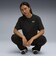 633806　W ROSE RELAXED TEE　01BK　699618-0001