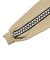 125R3042800　W Checker Raglan Sleeve SWT　BEIGE　695069-0002