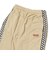125R3142600　W Checker PANTS　BEIGE　695068-0002
