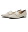 JE80263　HEEL LOAFER 2　IVORY　702828-0003