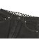 125K3143000　W curvy denim pants　BLACK　701882-0003