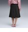 633976　W DARE TO WOVEN MIDI SKIRT　01BK　699625-0001