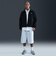 HV1430　M CLUB SHERPA COACHE　010BLK/WHT　703846-0001