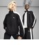 631876　M T7 OVERSIZED TRACK JACKET WV　01BK　699592-0001
