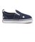 V98TDL DFLW　12-165(H)SLIP ON　DENIM/WHITE　696791-0001