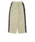 125K3141800　W color scheme nylon pants　NATURAL　701874-0001