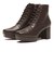 W3053　SQUARE LACE UP 7　BROWN　697378-0002