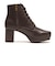 W3053　SQUARE LACE UP 7　BROWN　697378-0002