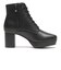 W3053　SQUARE LACE UP 7　BLACK　697378-0001