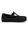 31315840　AS LIFTD RIBTAPE T-STRAP WT OX　BLACK　699700-0001
