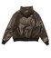 125K1084300　M Fake Leather Work Jacket　BROWN　702004-0002
