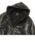 125K1084300　M Fake Leather Work Jacket　BLACK　702004-0001