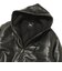 125K1084300　M Fake Leather Work Jacket　BLACK　702004-0001
