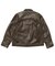 125K1084200　M Fake Leather Jacket　BROWN　702003-0002