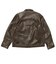 125K1084200　M Fake Leather Jacket　BROWN　702003-0002