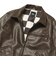 125K1084200　M Fake Leather Jacket　BROWN　702003-0002