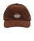 125K7160500　Oval Logo Cord Cap　BROWN　701865-0002