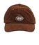 125K7160500　Oval Logo Cord Cap　BROWN　701865-0002