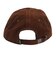 125K7160500　Oval Logo Cord Cap　BROWN　701865-0002