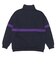 125K1050100　M Bi-Color Half Zip Sweat　NAVY　701869-0001